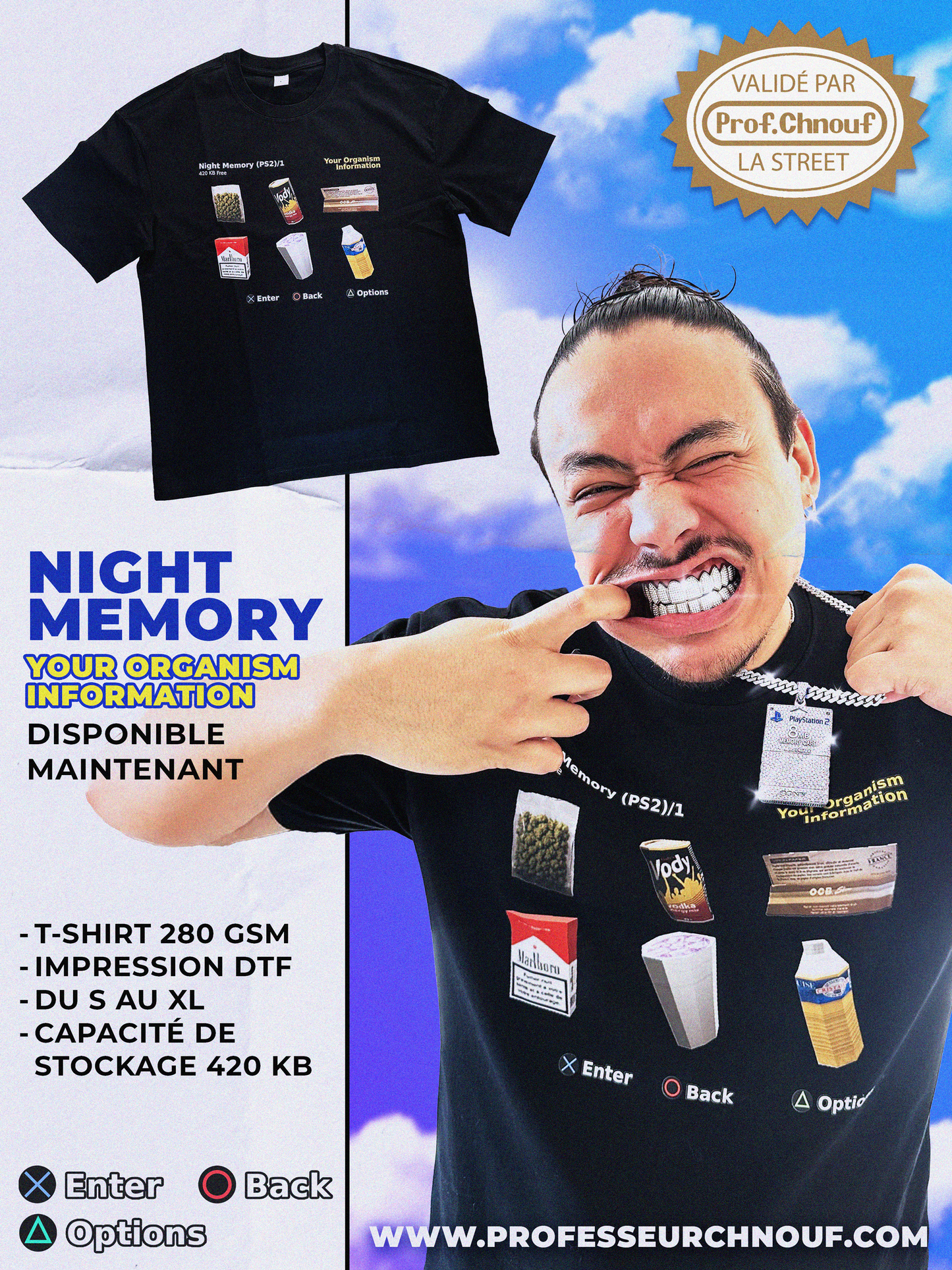 T-shirt "Night Memory"